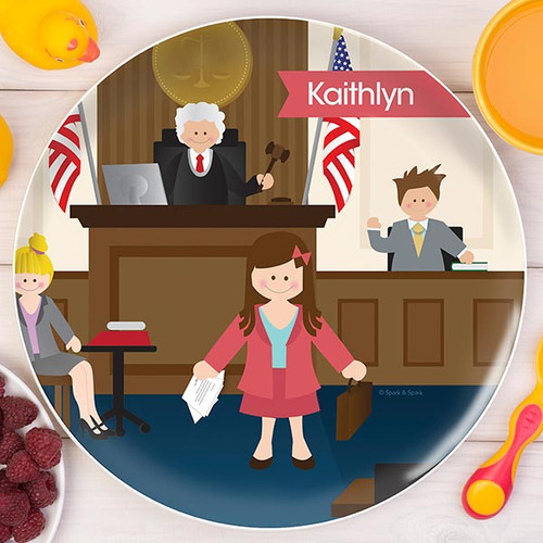 Legally Correct Girl Kids Plates