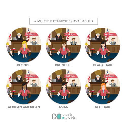 Legally Correct Girl Kids Plates