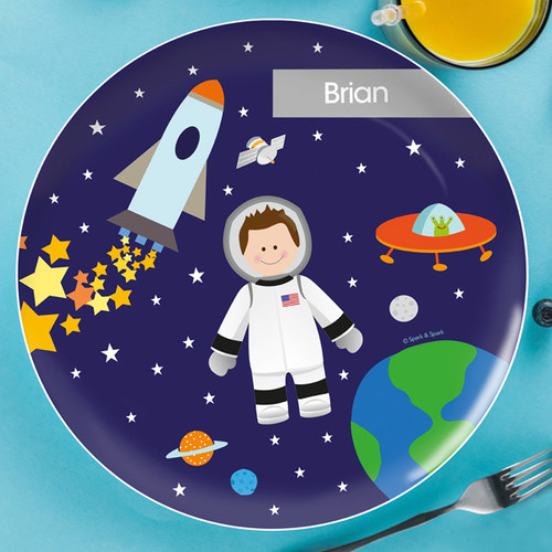 Fly To The Moon Kids Plates