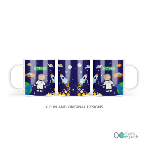 Fly To The Moon Kids Plates