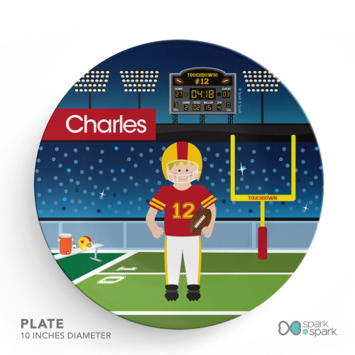 Touchdown Kids Plates