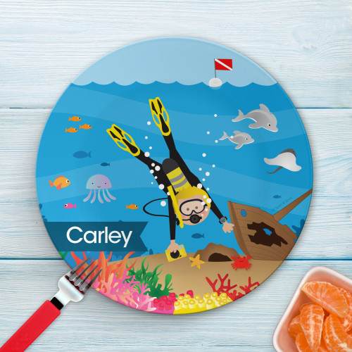 Under The Sea Boy Kids Plates