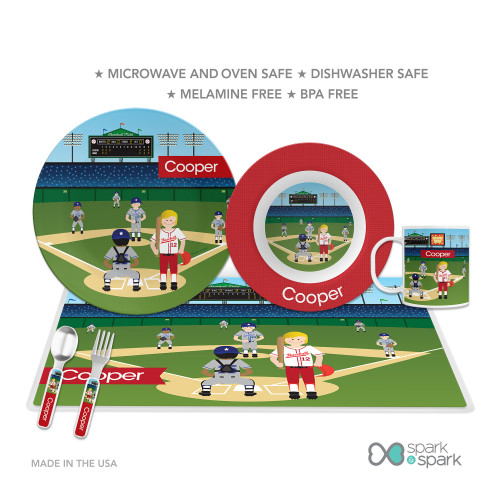 Home Run Kids Plates