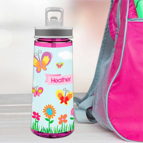 A Butterfly World Sports Water Bottle