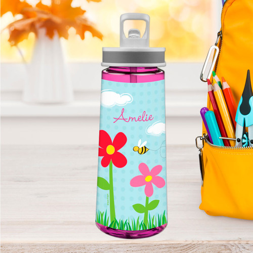 Spring Flowers Sports Water Bottle