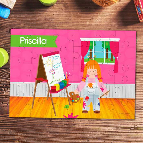 Artist at Work Personalized Puzzles