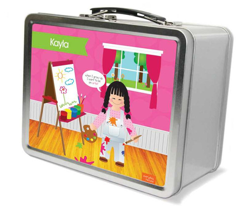 Artist at work Metal Lunchbox