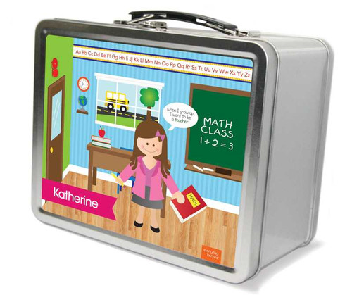 Learning time Metal Lunchbox