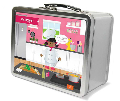 A Girl Chef's taste Metal Lunchbox