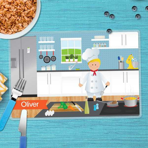 A Boys Chef's Taste Kids Placemat