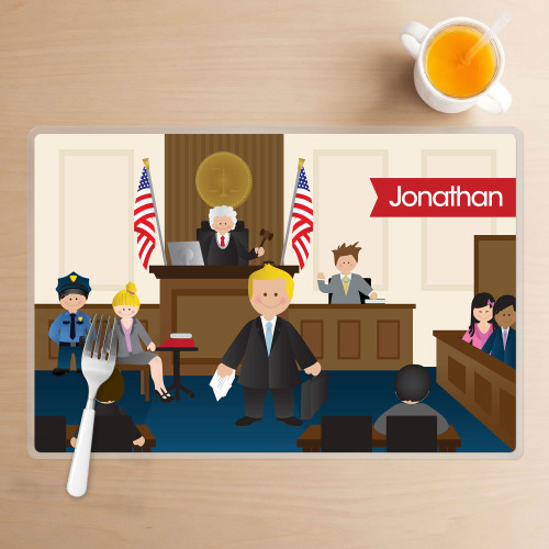 Legally Correct Boy Kids Placemat