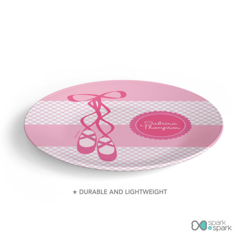 My Ballerina Shoes Custom Plate for Girls
