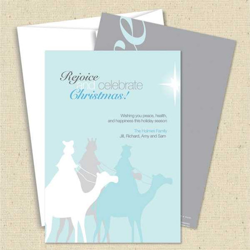 Front and back (optional) with white envelopes
