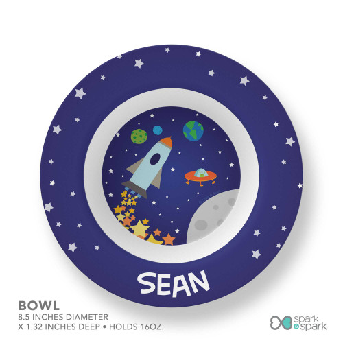 Rocket Launch Kids Plates