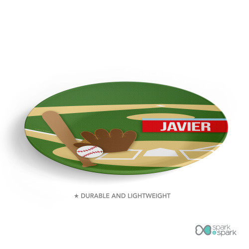 Baseball Fan Kids Plates