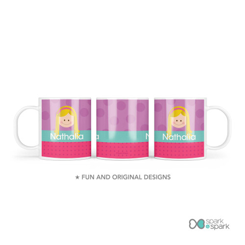 Just Like Me Girl Lavender Custom Plate for Girls
