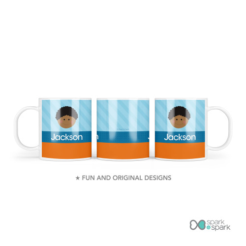 Just Like Me Boy Light Blue Kids Plates