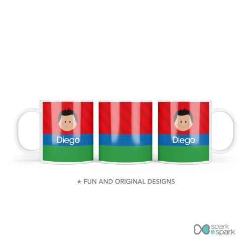 Just Like Me Boy Red Kids Plates
