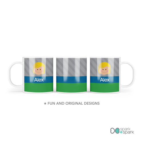 Just Like Me Boy Grey Kids Plates