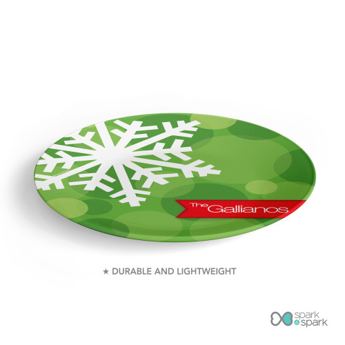 Wishful Star Personalized Christmas plates