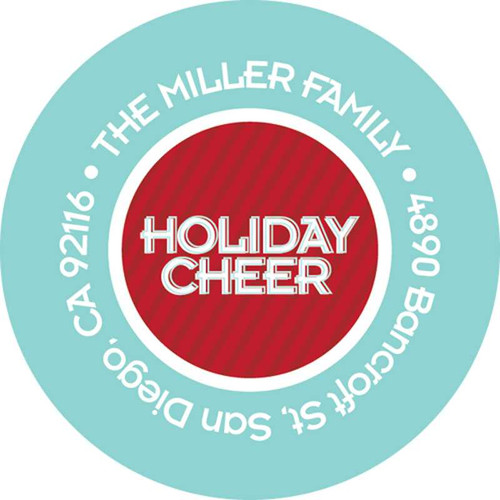 A Merry Kind of Way Christmas Address Labels