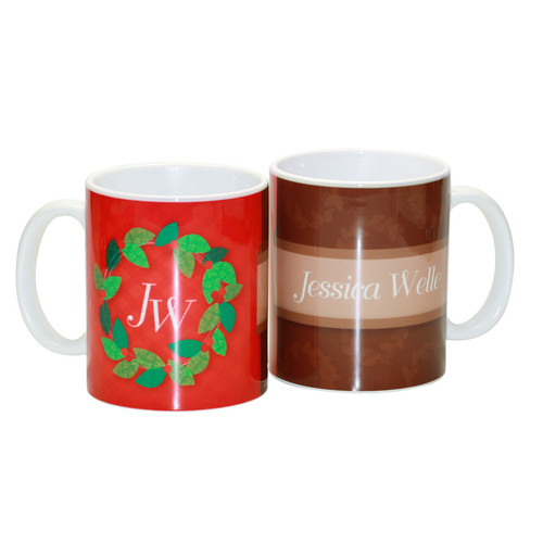 Elegant Wreath Ceramic Mug