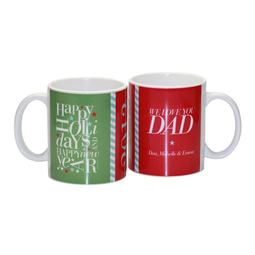 Fun Letter Zig Zag for Dad Ceramic Mug