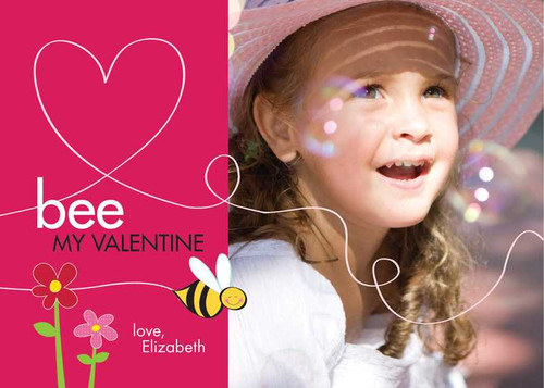 Bee My Valentine Valentines Day Cards
