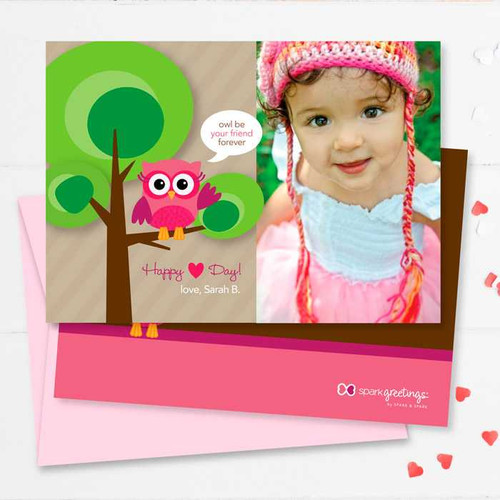 Colorful Valentine's Day Exchange Cards | Owl Be Your Girlfriend