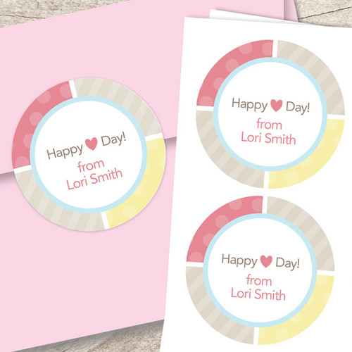 Love Is In The Air Valentine Labels