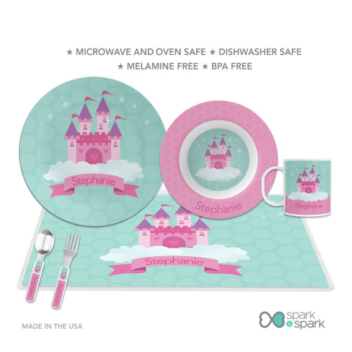 A Castle In The Sky Kids Plates