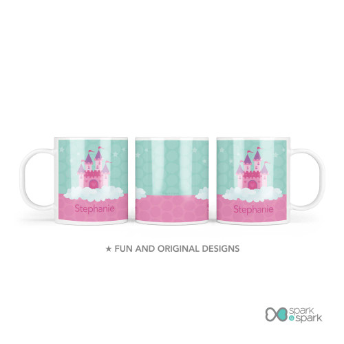 A Castle In The Sky Custom Plate for Girls