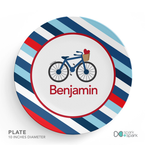 A Lovely Boy Ride Kids Placemat