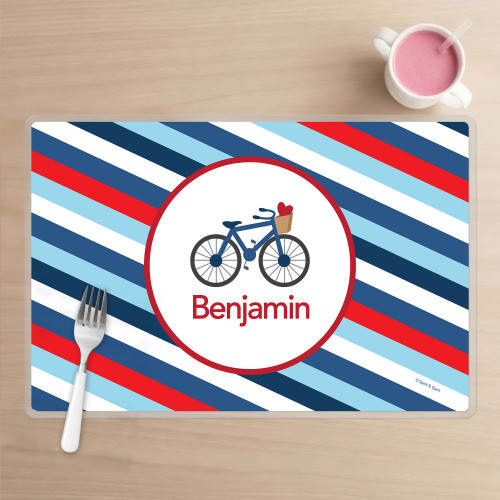 A Lovely Boy Ride Kids Placemat
