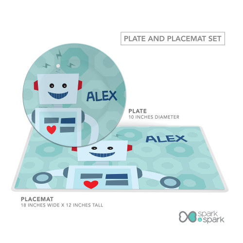My Own Robot Kids Placemat