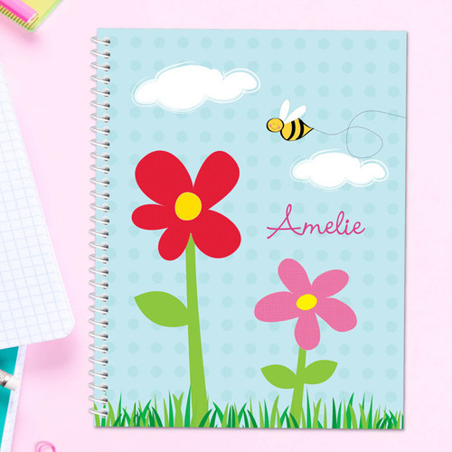 Spring Flowers Kids Notebook
