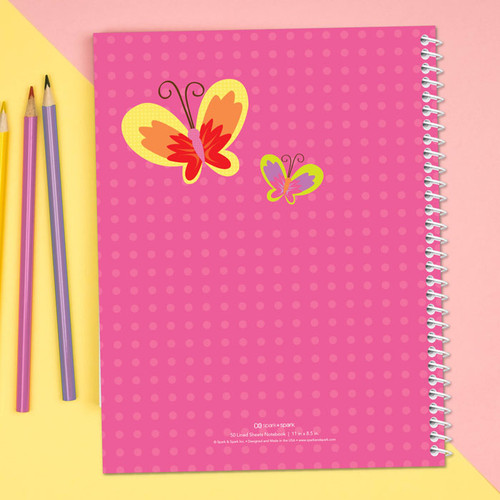 A Butterfly Field Kids Notebook