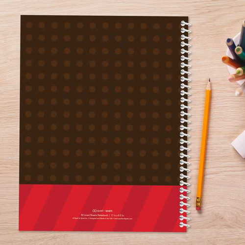 Sweet & Yummy Red Kids Notebook