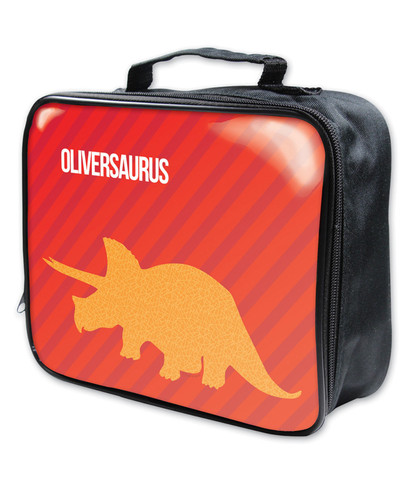 Dino and Me Red Soft Lunch Bag