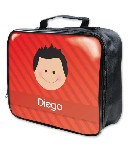 Just Like Me Boy Red Soft Lunch Bag