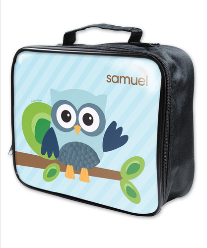 Owl Be Yours Blue Soft Lunch Bag