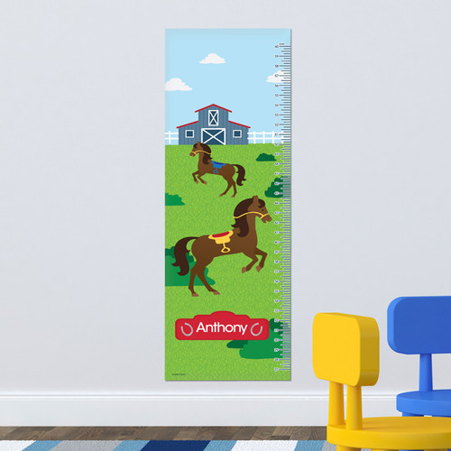 Cute Race Horse Growth Chart