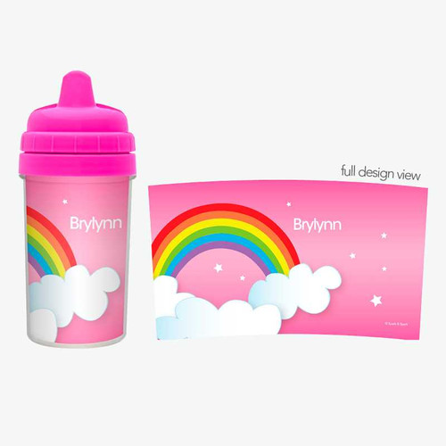 Dreamy Rainbow Custom Baby Sippy Cu