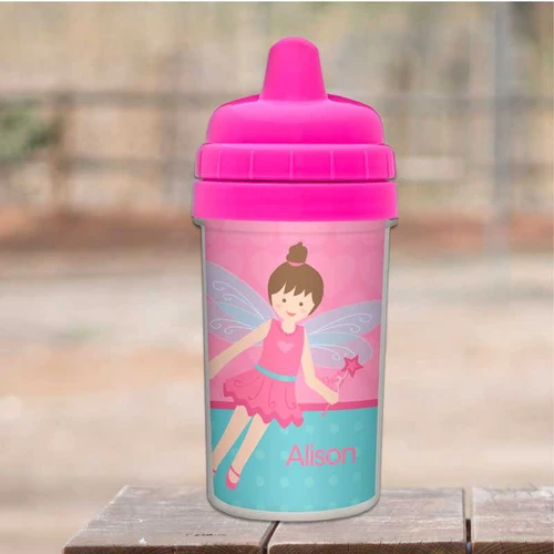 Fairy Girl Personalized Sippy Cups