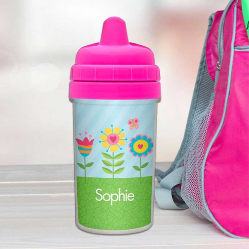 Best Sippy Cup for Baby with Spring Blooms
