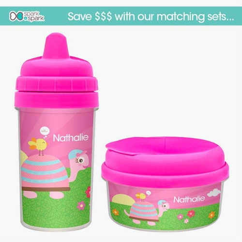Turtle and Happy Bird Sippy Cup