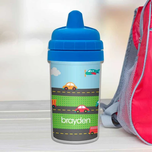 Cars Personalized Sippy Cups for Toddlers