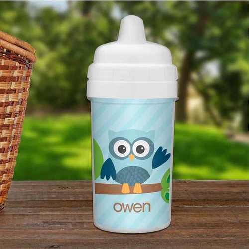 Fun Boys Sippy Cup with owl design