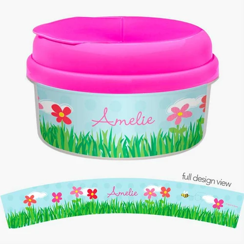 Spring Flowers Custom Snack Bowl
