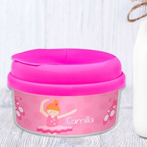 Love For Ballet Red Hair Customized Snack Bowl